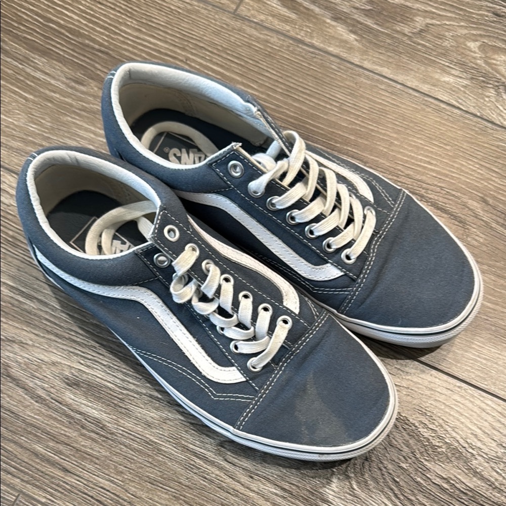Vans Men's Blue Canvas Sneakers
